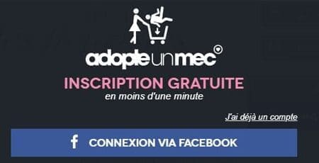 Adopteunmec connexion