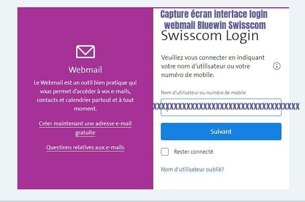 se connecter compte webmail bluewin swisscom