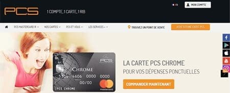 PCS mastercard black mon compte