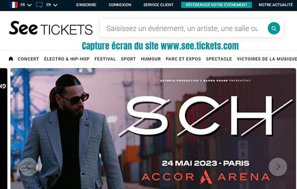 reservation billet en ligne see tickets