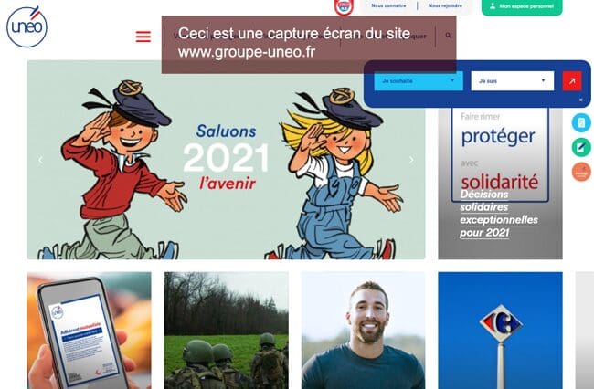 www.groupe-uneo.fr : le site de la mutuelle uneo