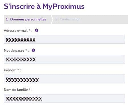 Créer boîte email Proximus 