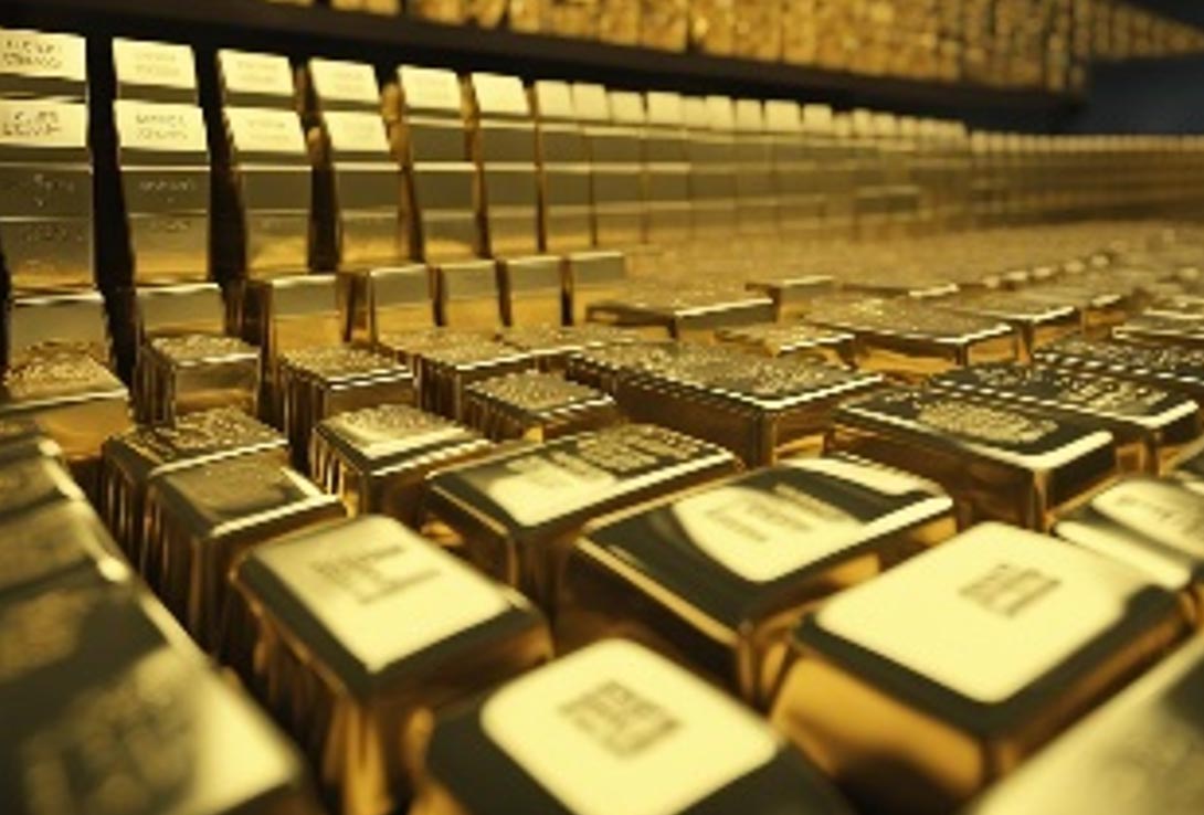 Pièces et lingots d'or illustrant les services historiques de CPoR Devises