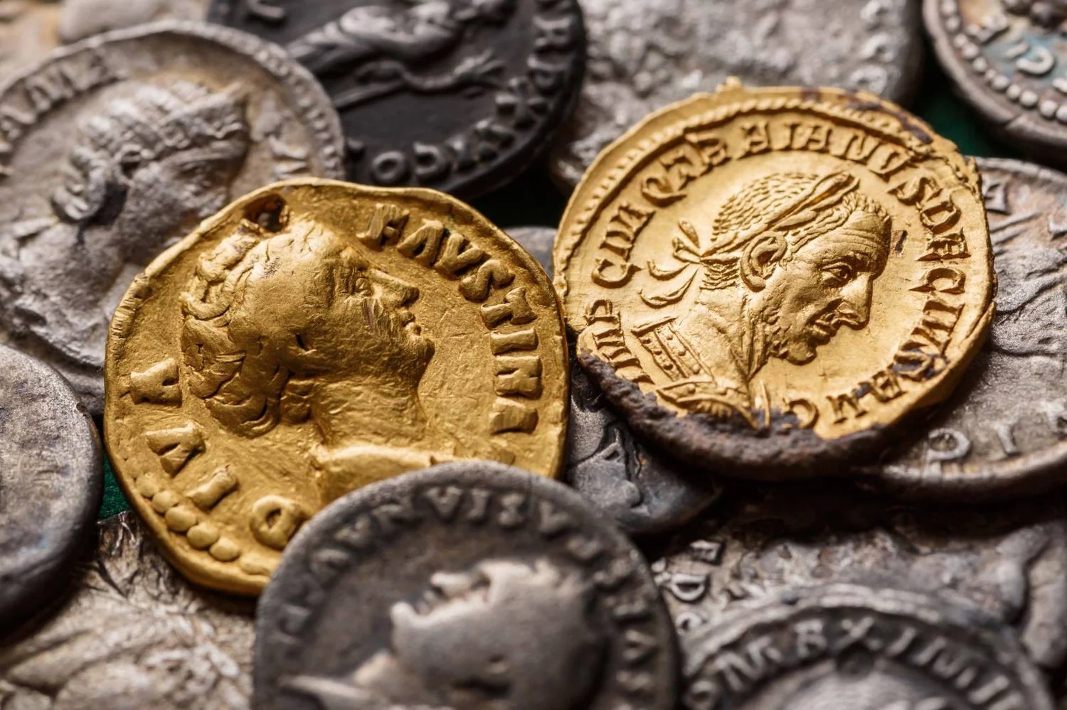 Pièces de monnaie allemandes de collection : mark de l'Empire, deutsche mark et euros allemands